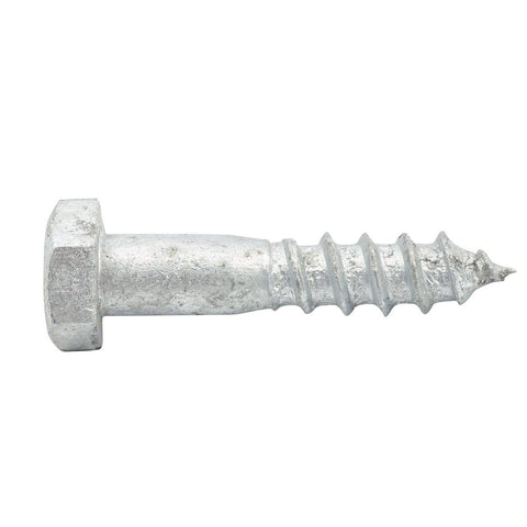 Zenith M10 x 50mm Hot Dipped Galvanised Hex Head Coach Screw - Each - Corrosion Resistant - Strong Fastening - SuperSaverAU - view 1