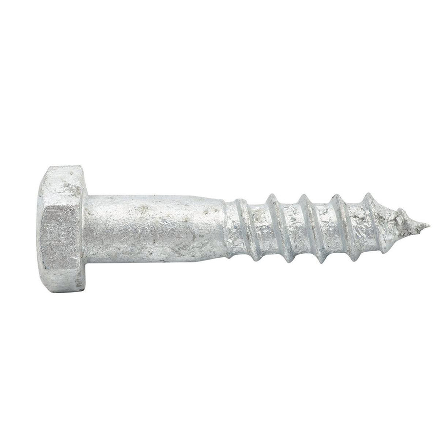 Zenith M10 x 50mm Hot Dipped Galvanised Hex Head Coach Screw - Each - Corrosion Resistant - Strong Fastening - SuperSaverAU - view 1