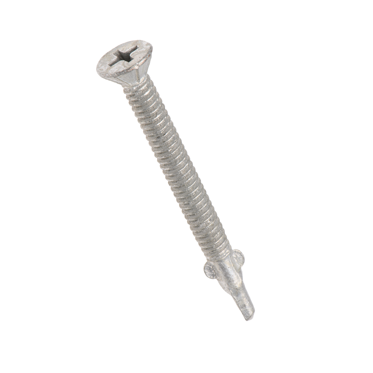 Buildex 10g x 50mm Sheet Metal Screws - Countersunk Rib Head - 50 Pack - Corrosion Resistant - Wing TEKS® Tip - SuperSaverAU - view 3