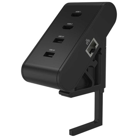 ZGO ZHub Dual Video HDMI With USB-C Power Adapter Black ZGO-ZHUB-B - SuperSaverAU - view 1