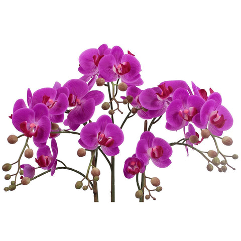 CG Hunter Faux Phalaenopsis Orchid Arrangement Pink 61cm - SuperSaverAU - view 2