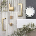 Zenith Robe Hook - 60mm - Solid Brass - Brushed Finish - SuperSaverAU - view 3