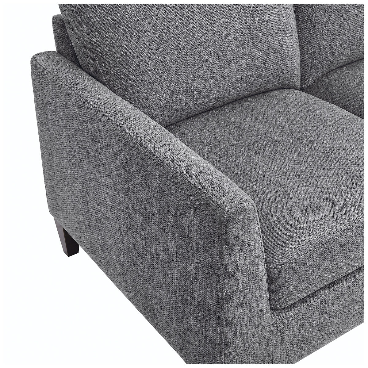 Lillian August Stationary Fabric Sofa with Nailhead Trim & Down Blend Cushions