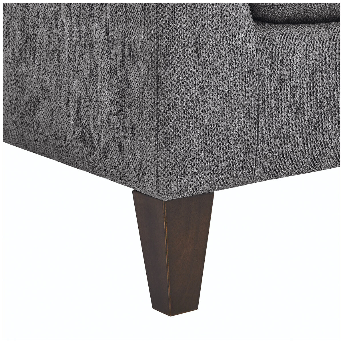 Lillian August Stationary Fabric Sofa with Nailhead Trim & Down Blend Cushions