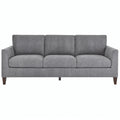 Lillian August Stationary Fabric Sofa with Nailhead Trim & Down Blend Cushions - SuperSaverAU - view 1