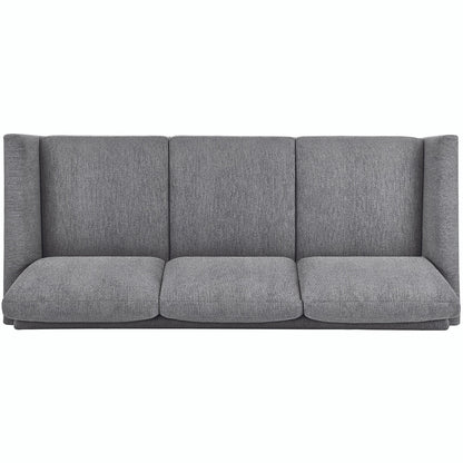 Lillian August Stationary Fabric Sofa with Nailhead Trim & Down Blend Cushions
