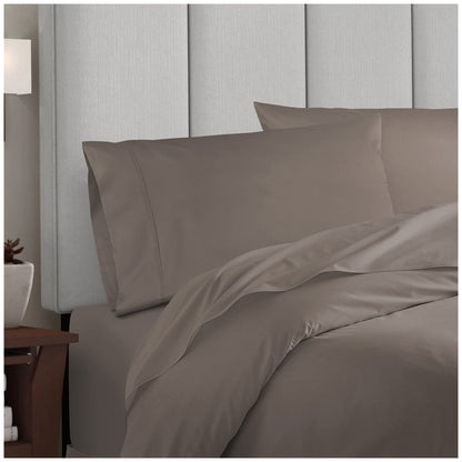 Royal Comfort 1000 Thread Count Balmain Bamboo Cotton Quilt Cover Set King Pewter