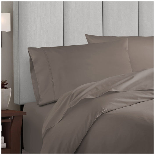 Royal Comfort 1000 Thread Count Balmain Bamboo Cotton Quilt Cover Set King Pewter