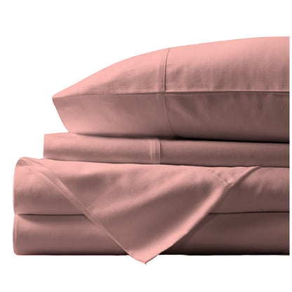 Royal Comfort 1000 Thread Count Balmain Bamboo King Sheet Set Blush