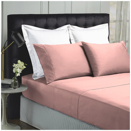 Royal Comfort 1000 Thread Count Balmain Bamboo King Sheet Set Blush