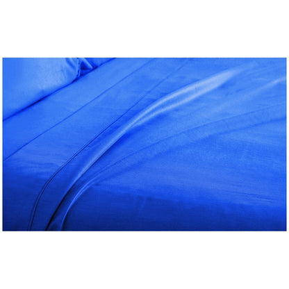 Ramesses 2000 Thread Count Bamboo Single Sheet Set Royal Blue