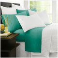 Ramesses 2000 Thread Count Bamboo Single Sheet Set Teal - SuperSaverAU - view 1