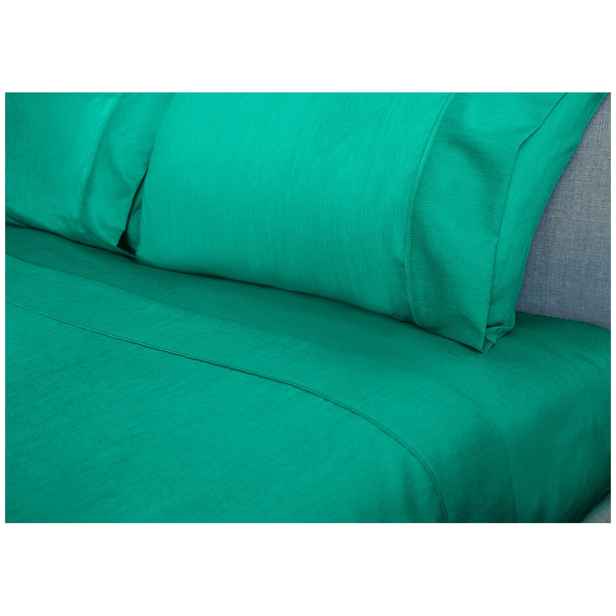Kingtex 2000 Thread Count Bamboo Cooling Sheet Set Teal