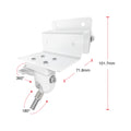 Orion White Security Camera Wall Mount Clamp Indoor Outdoor SCA01