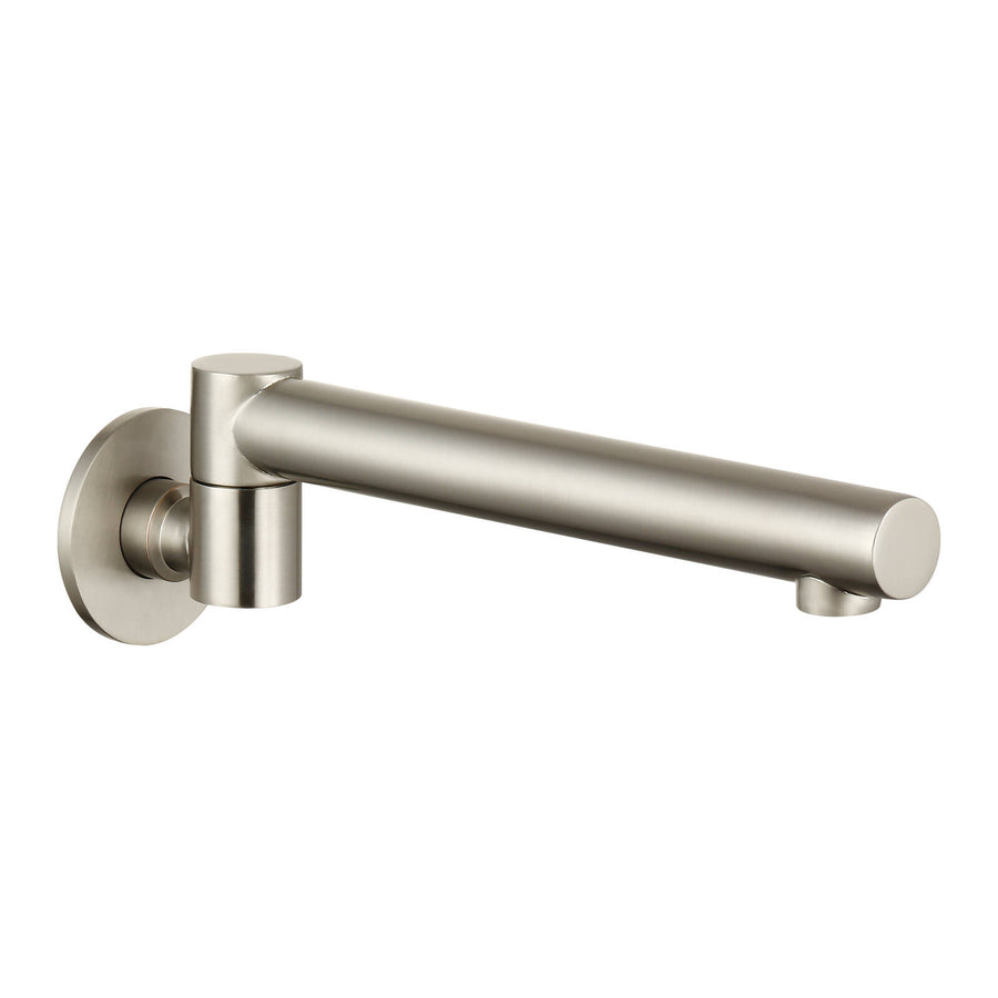 Mondella Resonance Brushed Nickel Swivel Bath Spout, Brass