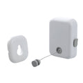 Practa 4m Indoor Wall Mounted Retractable Clothes Line - White Plastic