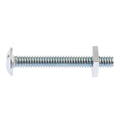Zenith 1/4 x 50mm Zinc Plated Mushroom Head Bolt and Nut 25 Pack - Silver - SuperSaverAU - view 2