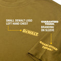 Dewalt Olive Typhoon Crew Neck Shirt XXL - 65% Cotton / 35% Polyester - UPF 50+ - SuperSaverAU - view 5