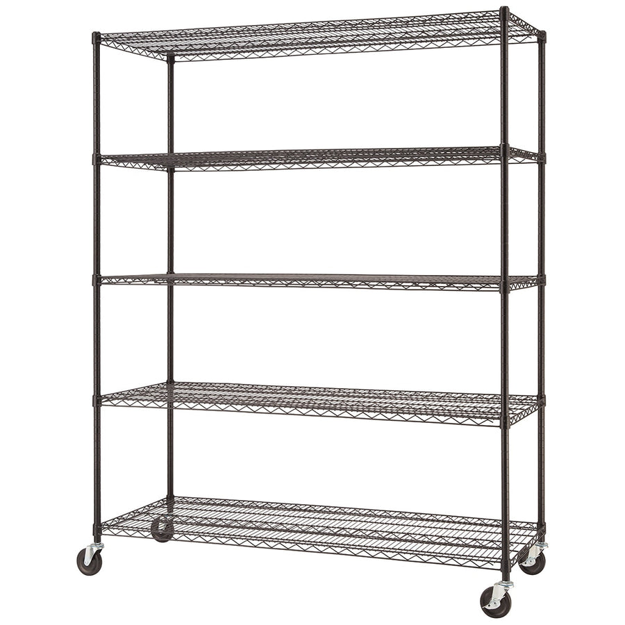 Trinity 5-Tier NSF Certified Shelving Rack – Heavy-Duty Adjustable Steel Storage Shelf for Home or Commercial Use - SuperSaverAU - view 1
