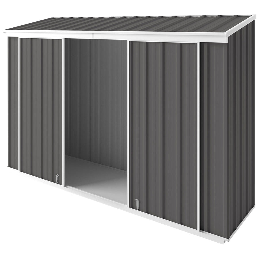 EasyShed Narrow Slider 3 x 0.78M Slate Grey - SuperSaverAU - view 1