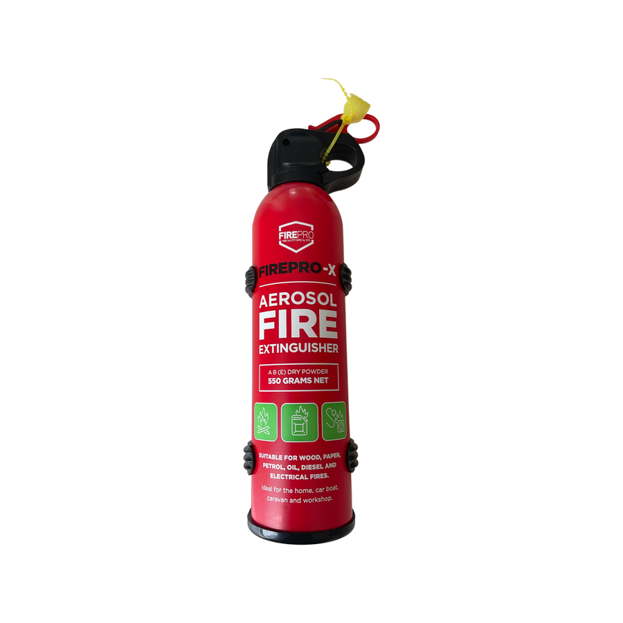 Firepro Aerosol Fire Extinguisher - 550g - Lightweight - Wall Mountable - SuperSaverAU - view 1