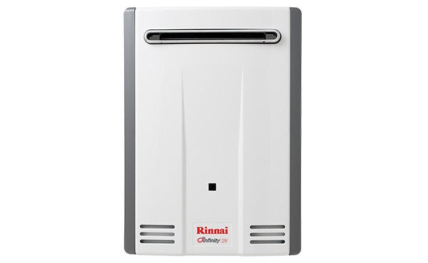 Rinnai 26L per minute natural gas continuous flow hot water system - 6 star energy rating - INF26N50MA