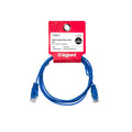 Legrand 2m Cat 6 RJ45 UTP Slimline Patch Lead - Blue - High-Speed Transmission - SuperSaverAU - view 1