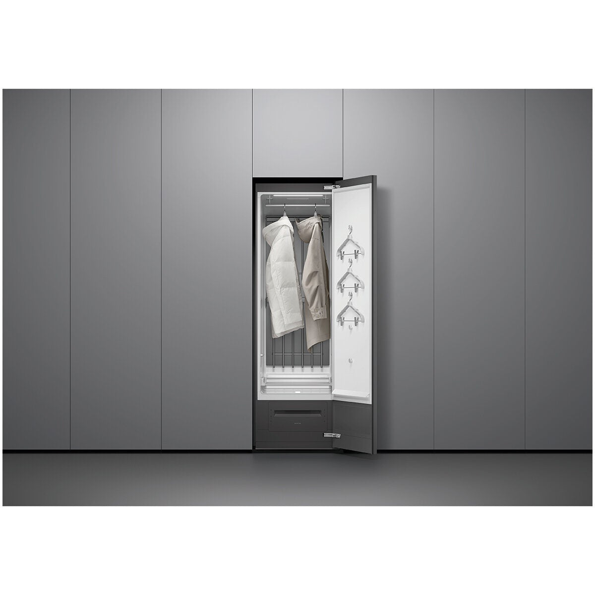 Fisher & Paykel Series 11 60cm fabric care cabinet - Graphite, sanitise cycle, no external venting - FC1260HG1