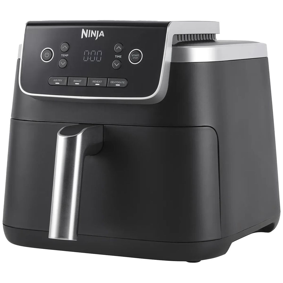Ninja Pro Air Fryer 4.7L - Black - 4-in-1 Cooking Functions, Crisper Plate - AF141