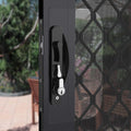 Rolltrak Black Sliding Screen Door Lock - 45mm Alloy - Durable Design - SuperSaverAU - view 3
