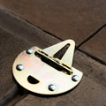 Taskmaster 100mm Zinc Plated Garage Door Floor Anchor