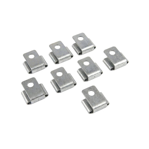 Jack Galvanised Steel Mesh Panel Fixing Clips - 8 Pack