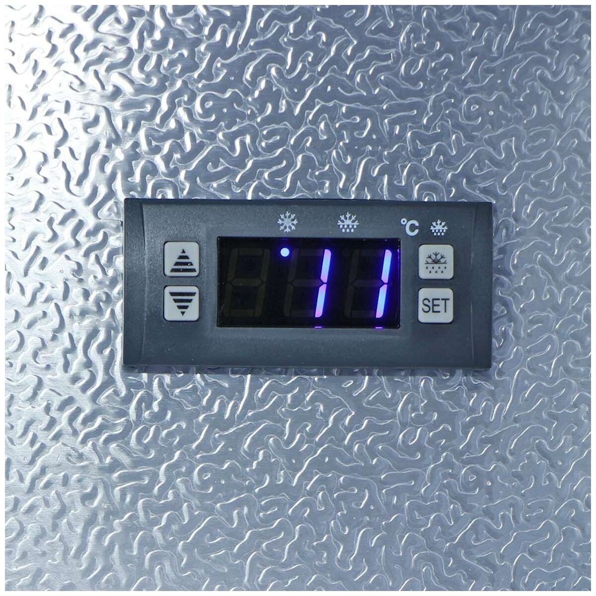 Smart 118L drinks chiller - black, lockable door, 7 star energy rating, interior light - SMH1840BLK