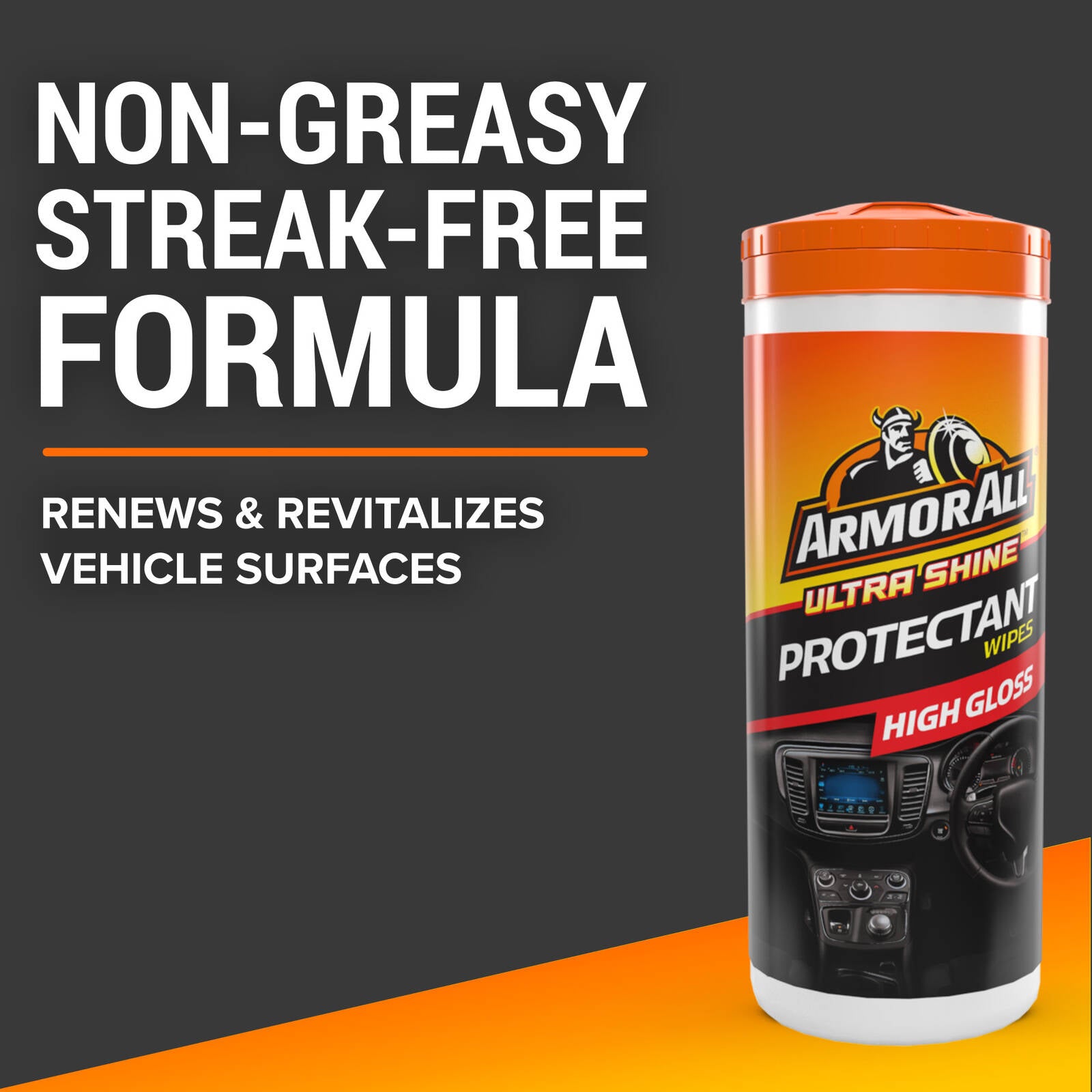 Armor All Ultra Shine Protectant Car Cleaning Wipes - 30 Pack