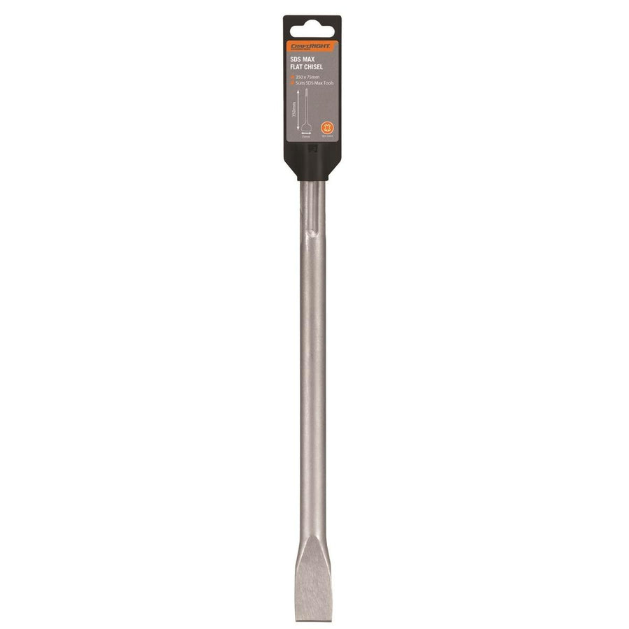 Craftright Flat Chisel - 25mm x 350mm - High Impact Steel - Light Use - SuperSaverAU - view 1