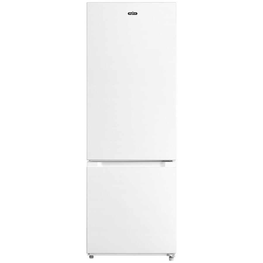 Mykin 325L Bottom Mount Frost Free Fridge - White Finish, Inverter Compressor, Reversible Doors - MBM325W