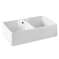 Turner Hastings Chester Double Butler Sink - White, Stain and Scratch Resistant, Heat-Proof - 7403TH