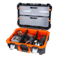 Tactix Technician Case Black/Orange Polypropylene