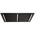 Schweigen 120cm Ceiling Cassette Rangehood - Matte Black, Twin External Motors, LED Light - SCC1200B-SP2PAK
