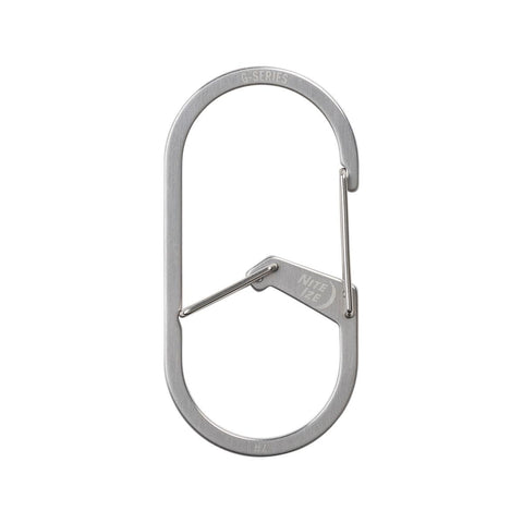 Nite Ize g Series Dual Chamber Carabiner 4 Stainless Steel - Secure Key Management - 38mm x 6.5mm x 76.2mm - SuperSaverAU - view 1