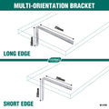 Carinya 250 x 200mm Heavy Duty Galvanised Steel Angle Bracket Indoor Outdoor