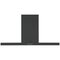 Haier 90cm black canopy rangehood - 700m³/h extraction, 3 fan speeds, dishwasher-safe mesh filters - HC90BLB1
