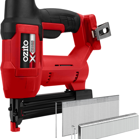 Ozito PXC 18V Cordless 2-in-1 Nail and Staple Gun PXNGS-018 - 290mm x 100mm x 240mm - SuperSaverAU - view 1