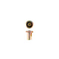 Taskmaster M8 Electro Brass Cap Acorn Dome Nuts 17mm Hex - 4 Pack