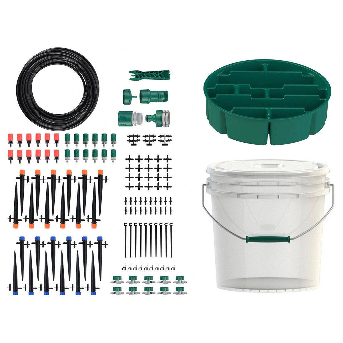 Garden Basics Drip Irrigation Kit - 255mm x 250mm - Efficient Watering System - SuperSaverAU - view 1