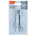 Taskmaster 100mm Chrome Plated Offset Necked Brass Barrel Bolt