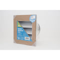 Pacific Air 150mm Round Aluminium Weatherproof Louvre Vent - Galvanised Steel Neck, Grey