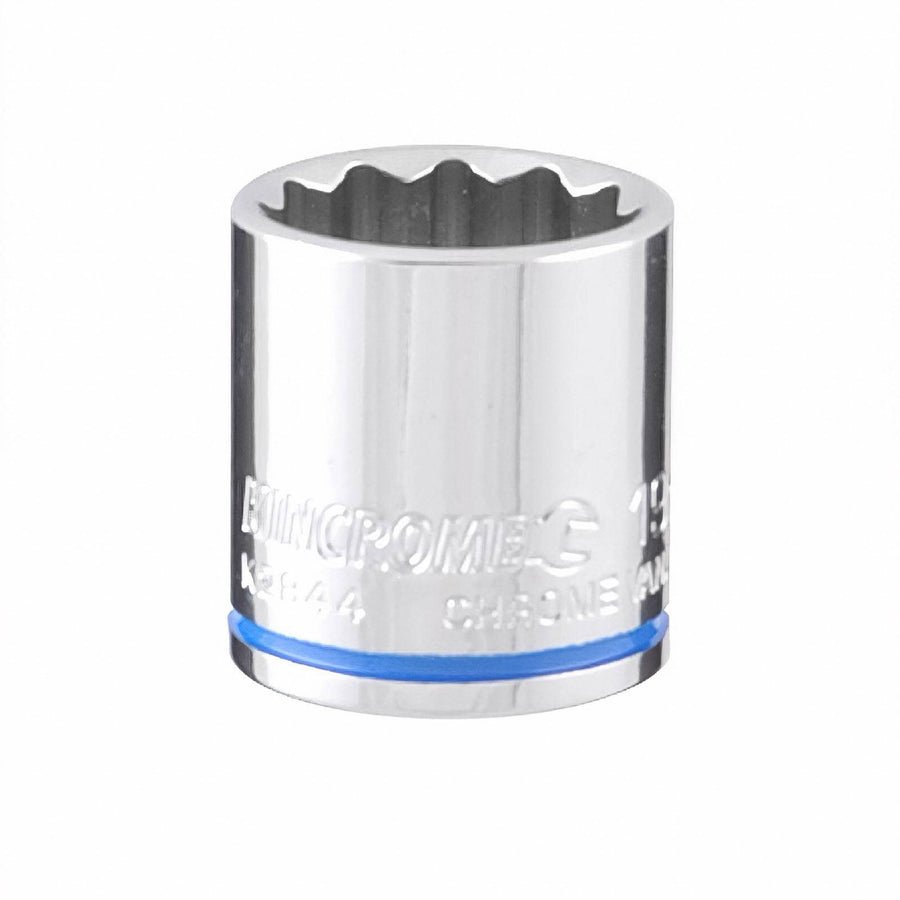 Kincrome 19mm 3/8" Drive Shallow Socket - 12 Point, Chrome Vanadium Steel