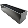 Greenlife Metal Designer Planter Box 1200 x 300 x 300mm Charcoal - SuperSaverAU - view 2