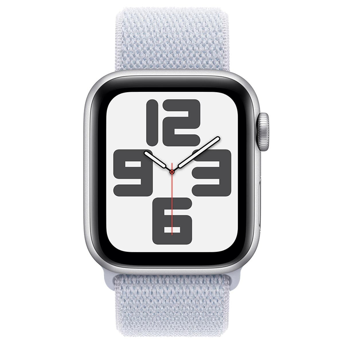 Apple Watch SE GPS 40mm Silver Aluminium Case With Blue Cloud Sport Loop